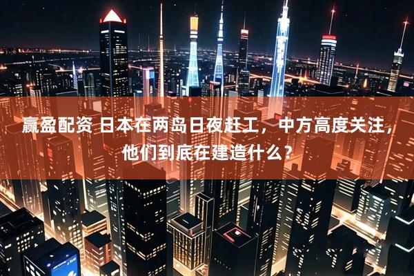 赢盈配资 日本在两岛日夜赶工，中方高度关注，他们到底在建造什么？